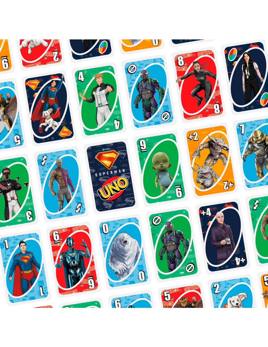 Uno superman juego de mesa