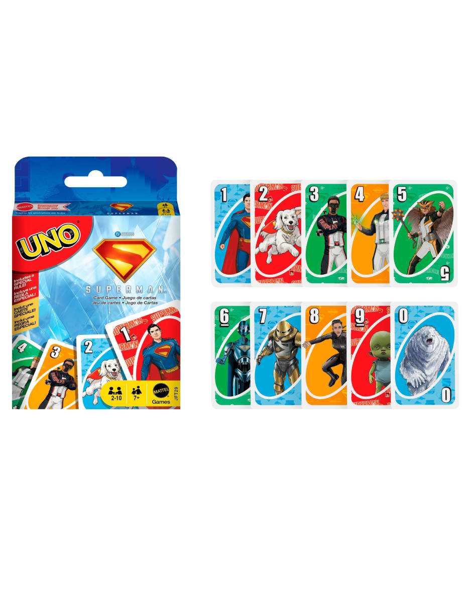 Uno superman juego de mesa