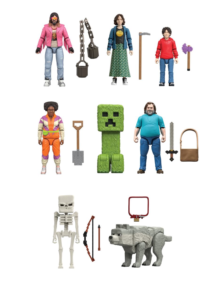 Set figuras acción articulada Movie Limitada Minecraft 4