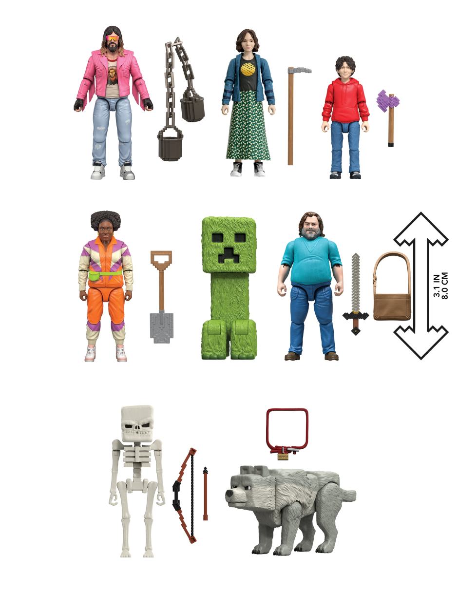 Set figuras acción articulada Movie Limitada Minecraft 5