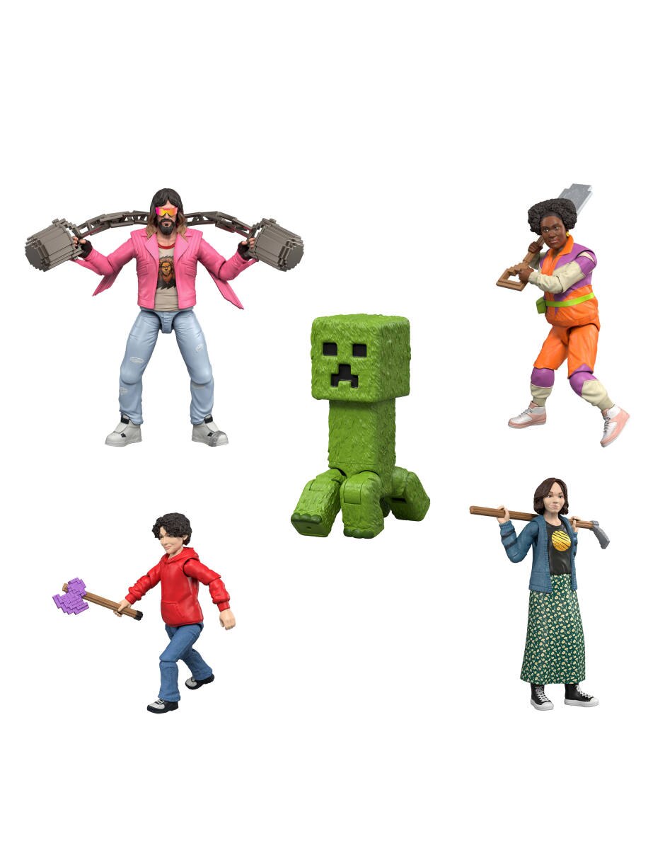 Set figuras acción articulada Movie Limitada Minecraft 7