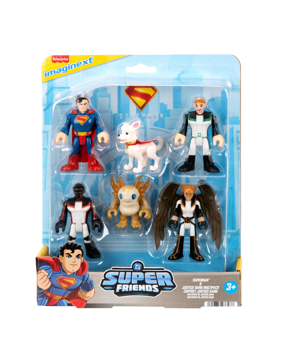 Figura de accion articulada dc super friends imaginext