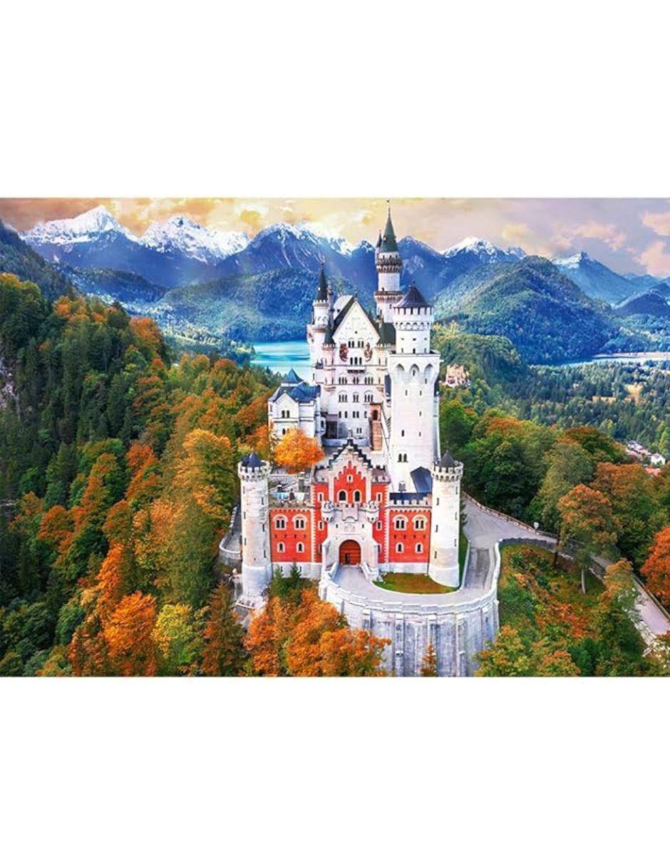 Rompecabezas odisea fotográfica: castillo de neuschwanstein, alemania 1000 piezas