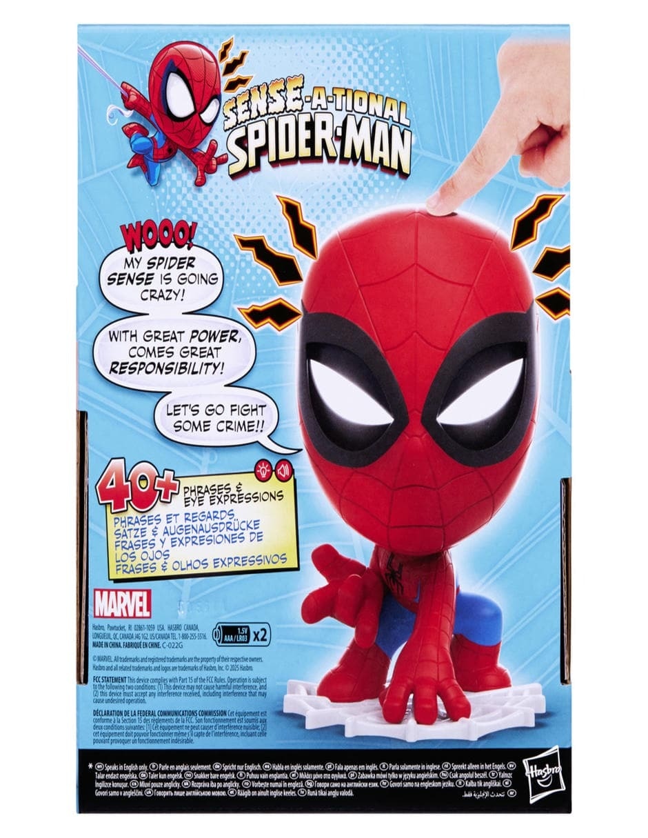Figura de acción Spider-Man especial Marvel con movimiento, luz y sonido