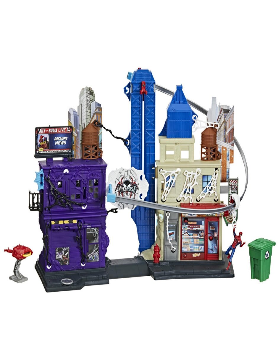 Set figuras acción articulada VenomVersus Ciudad Aráncida!