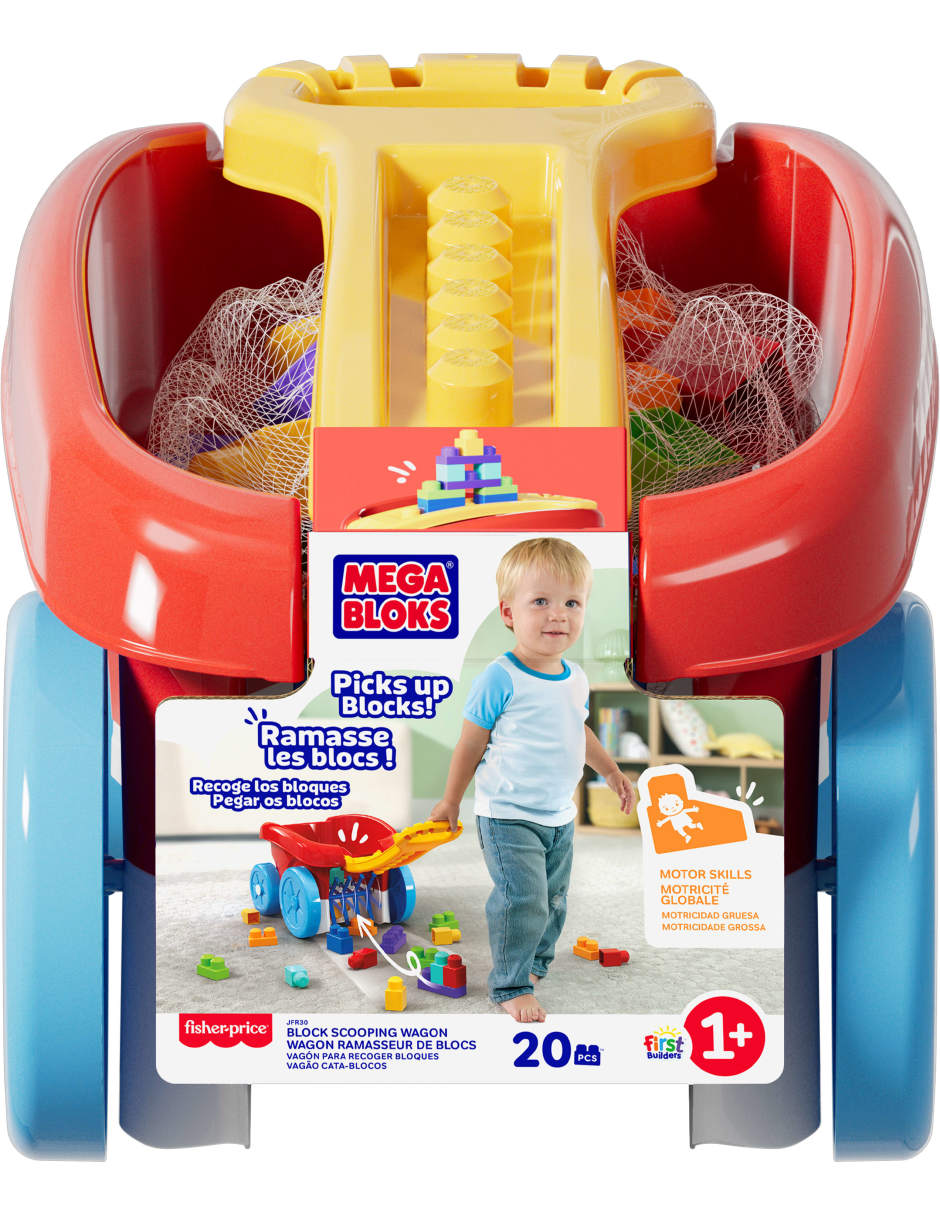 Fisher Price: First Builders Vagón Recoge Bloques JFR30 5