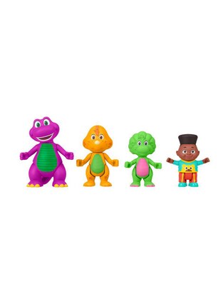 Set figuras acción articulada Barney's World Barney Especial