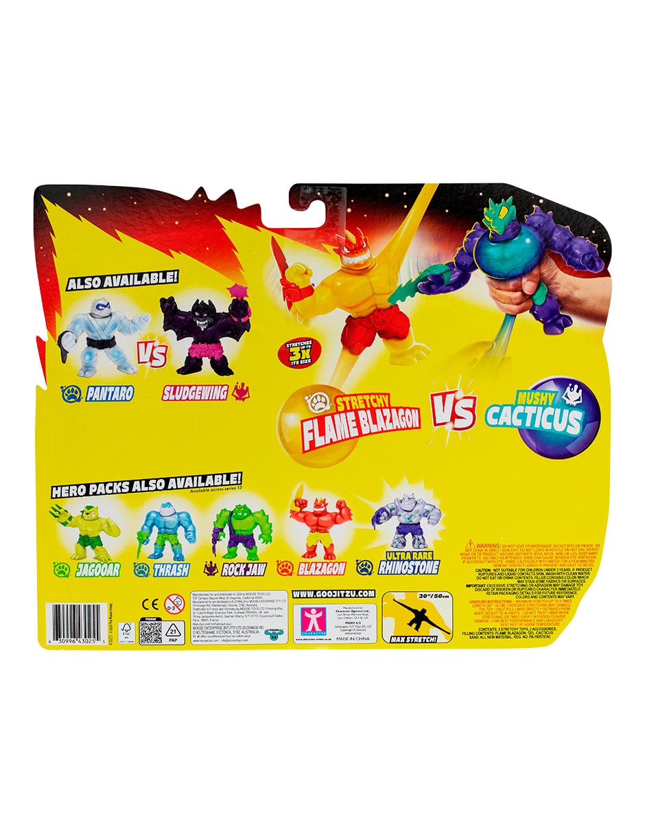 Set figuras acción Goo Jit Zu edición especial Bandai elástico
