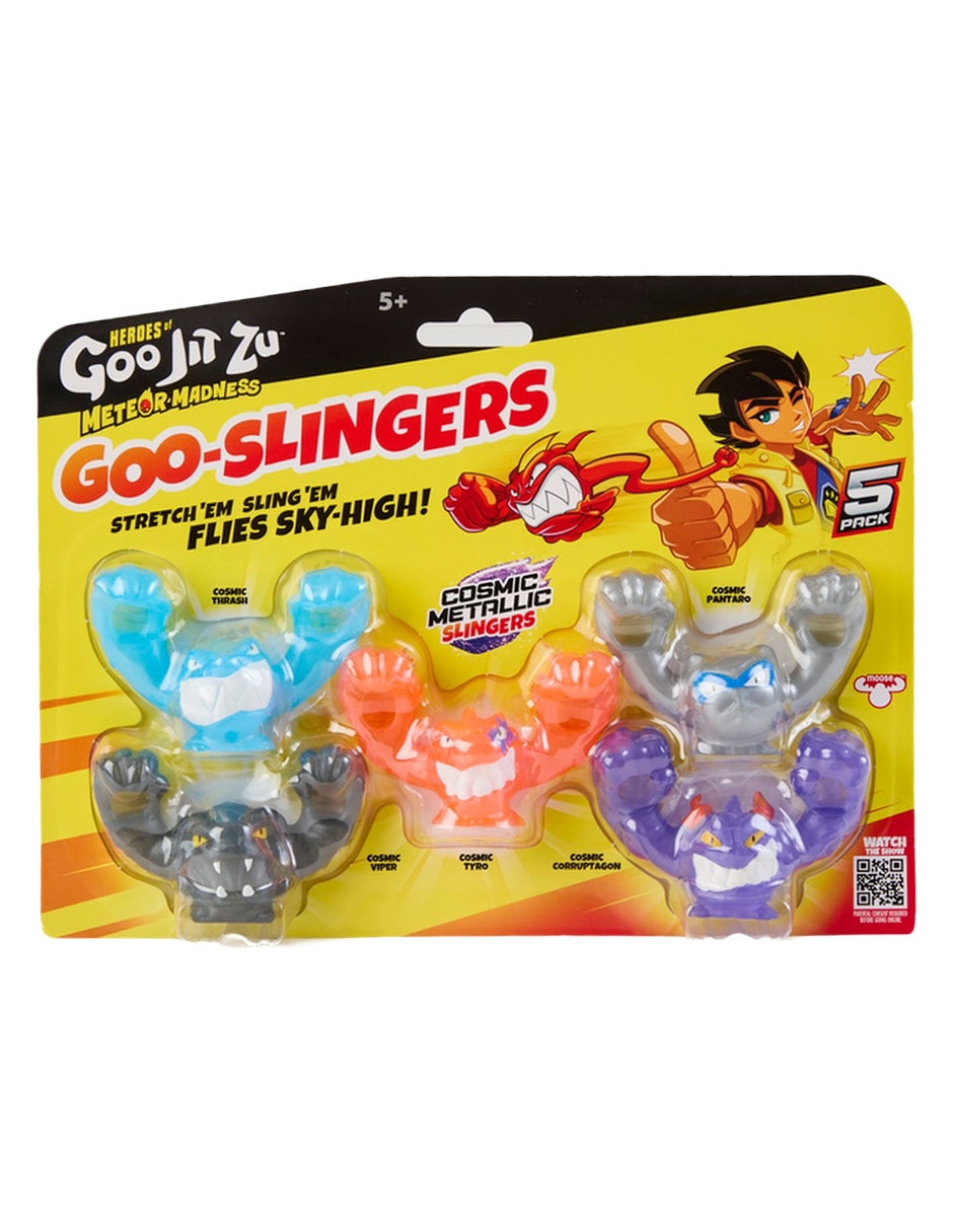 Set figuras de acción Goo Jit Zu Goo slingers elástico