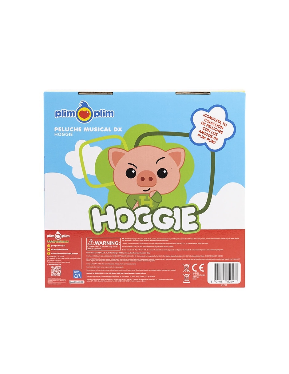 Peluche de Hoggie Plim Plim de 28 cm 2