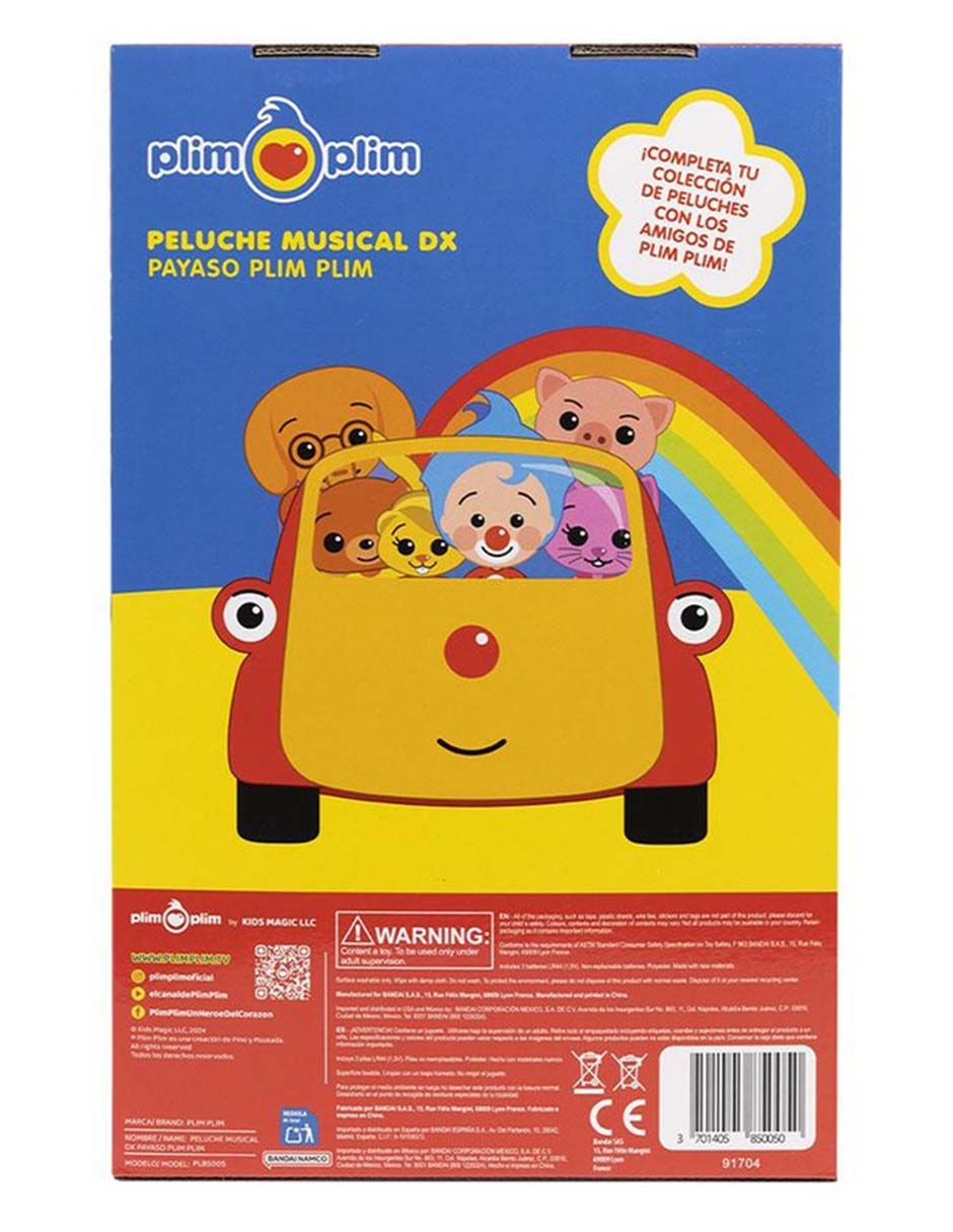 Peluche de payaso Plim Plim Payaso 2