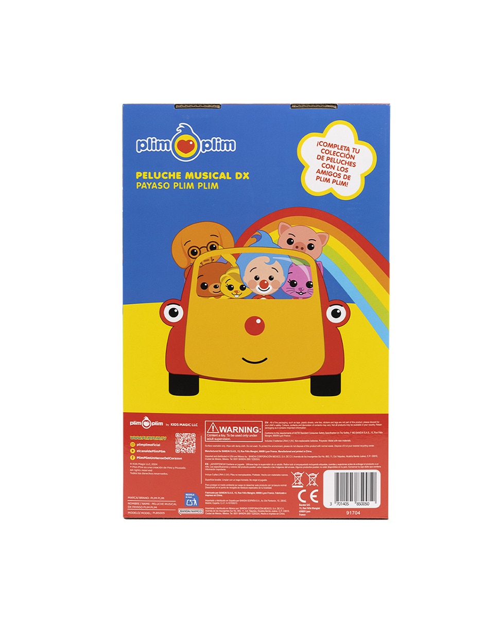 Peluche de payaso Plim Plim Payaso 7