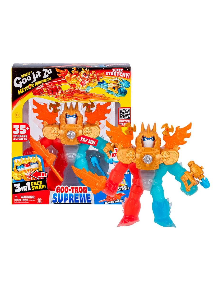 Figura de acción Goo Jit Zu Goo -Tron Supreme elástico 3