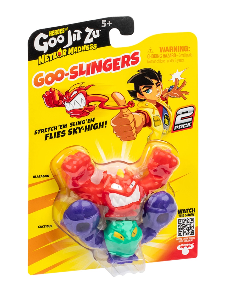 Figura de acción Heroes of Goo Jit Zu Blazagon Hero Pack especial elástico 2