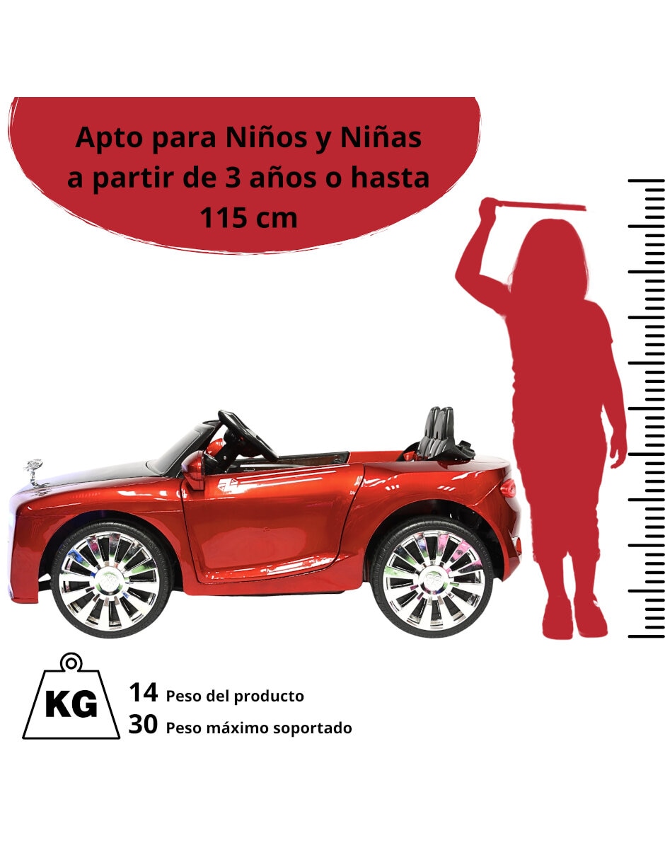 Automóvil montable clásico recargable 4
