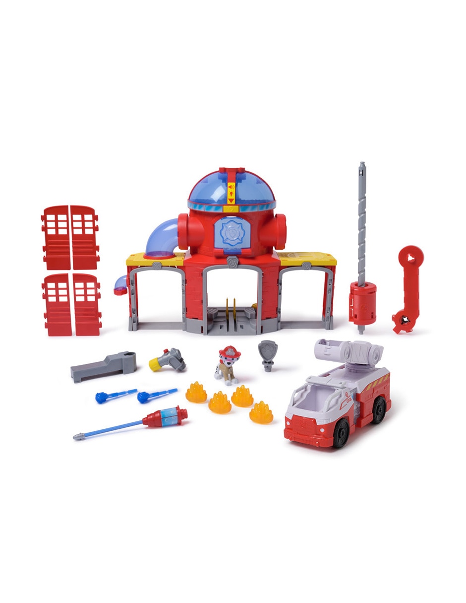 Set figuras acción Paw Patrol Marshall Paw Patrol con luz y sonido