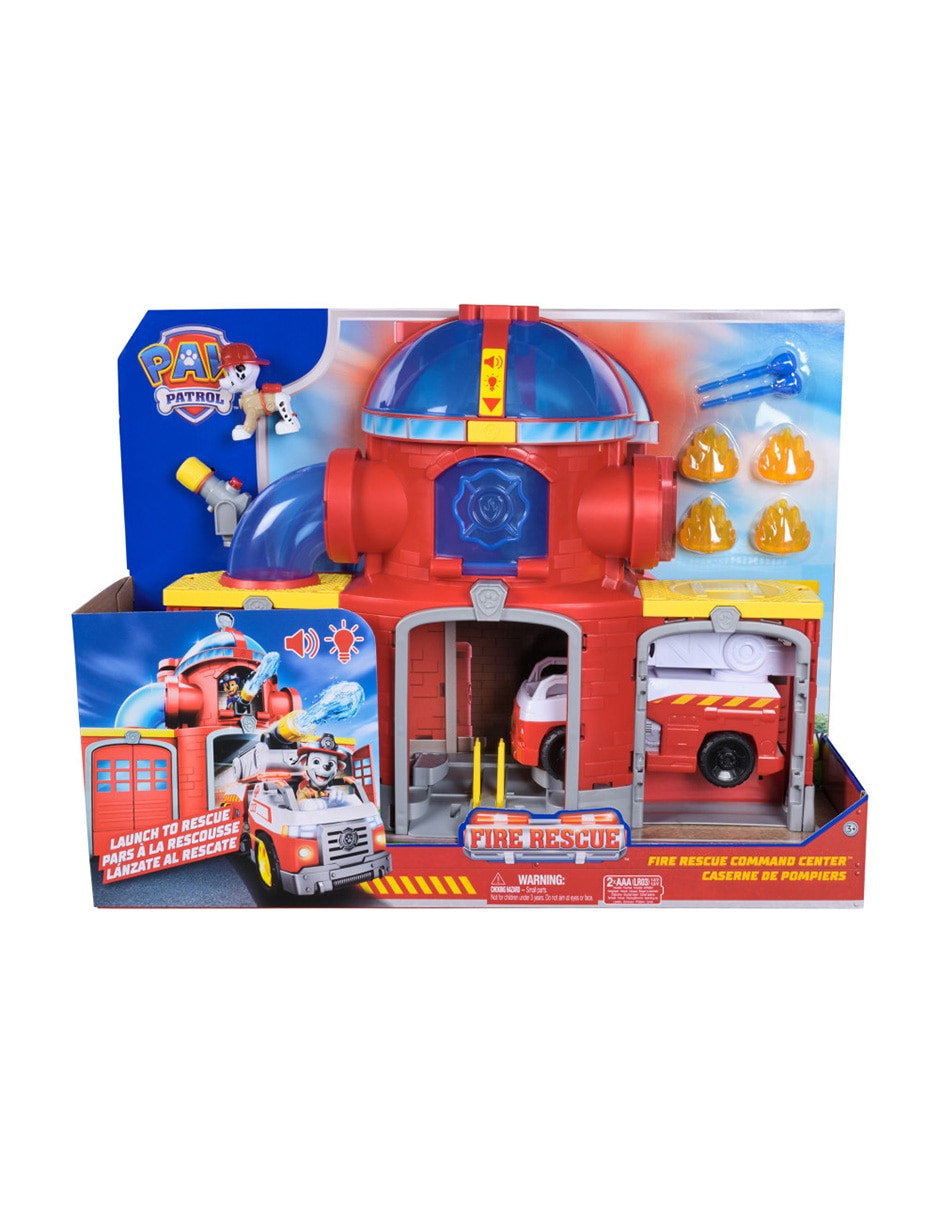 Set figuras acción Paw Patrol Marshall Paw Patrol con luz y sonido