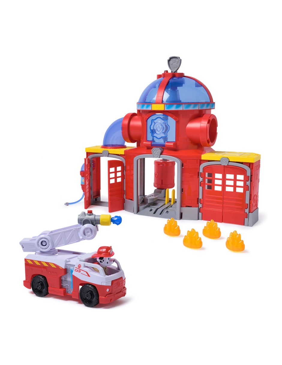 Set figuras acción Paw Patrol Marshall Paw Patrol con luz y sonido