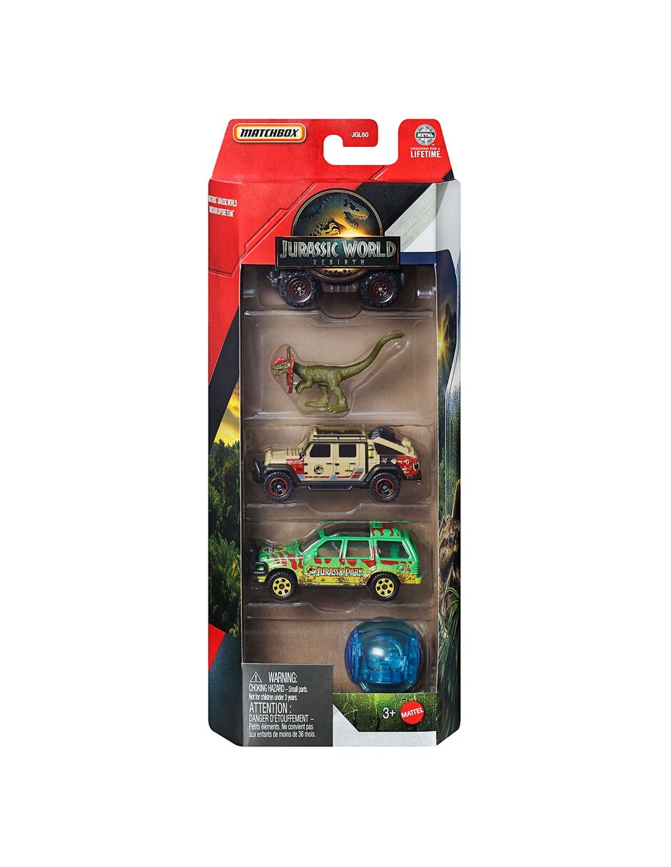 Set de vehículos Jurassic World Rebirth 9