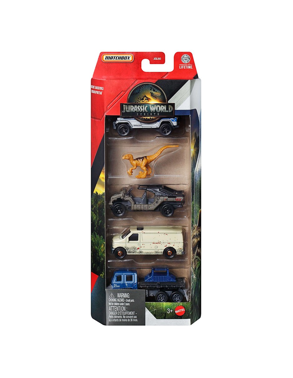 Set de vehículos Jurassic World Rebirth 10
