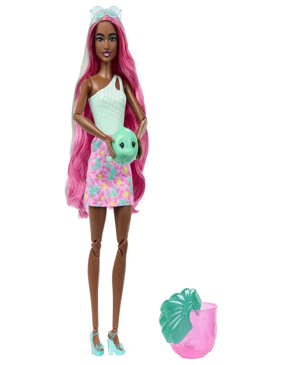 Muñeca clasica color reveal barbie 11