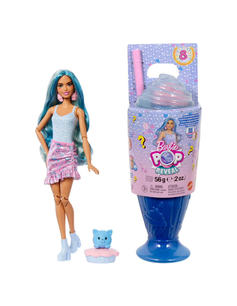 Muñeca clasica color reveal barbie 3