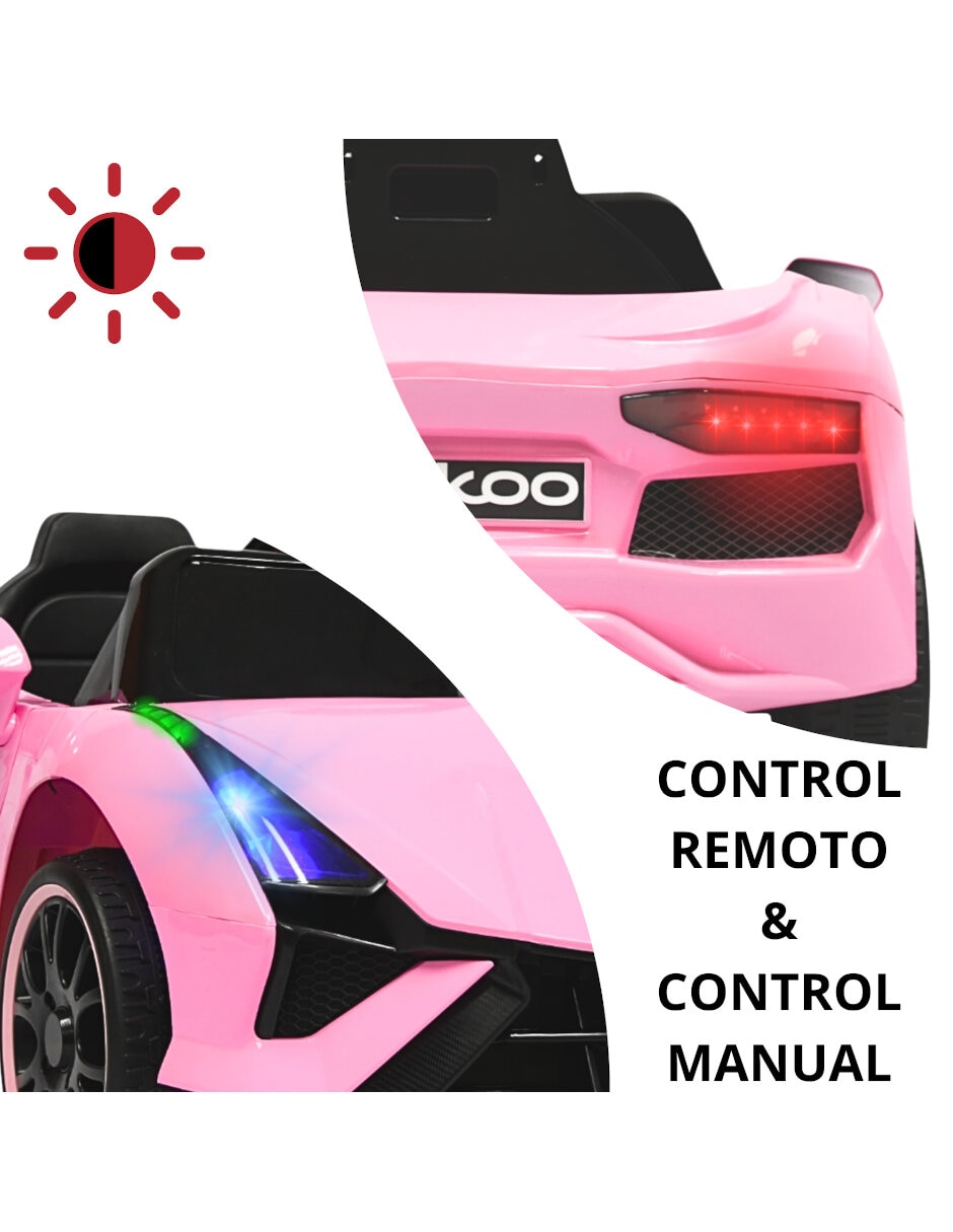 Automóvil montable con control remoto deportivo recargable 4