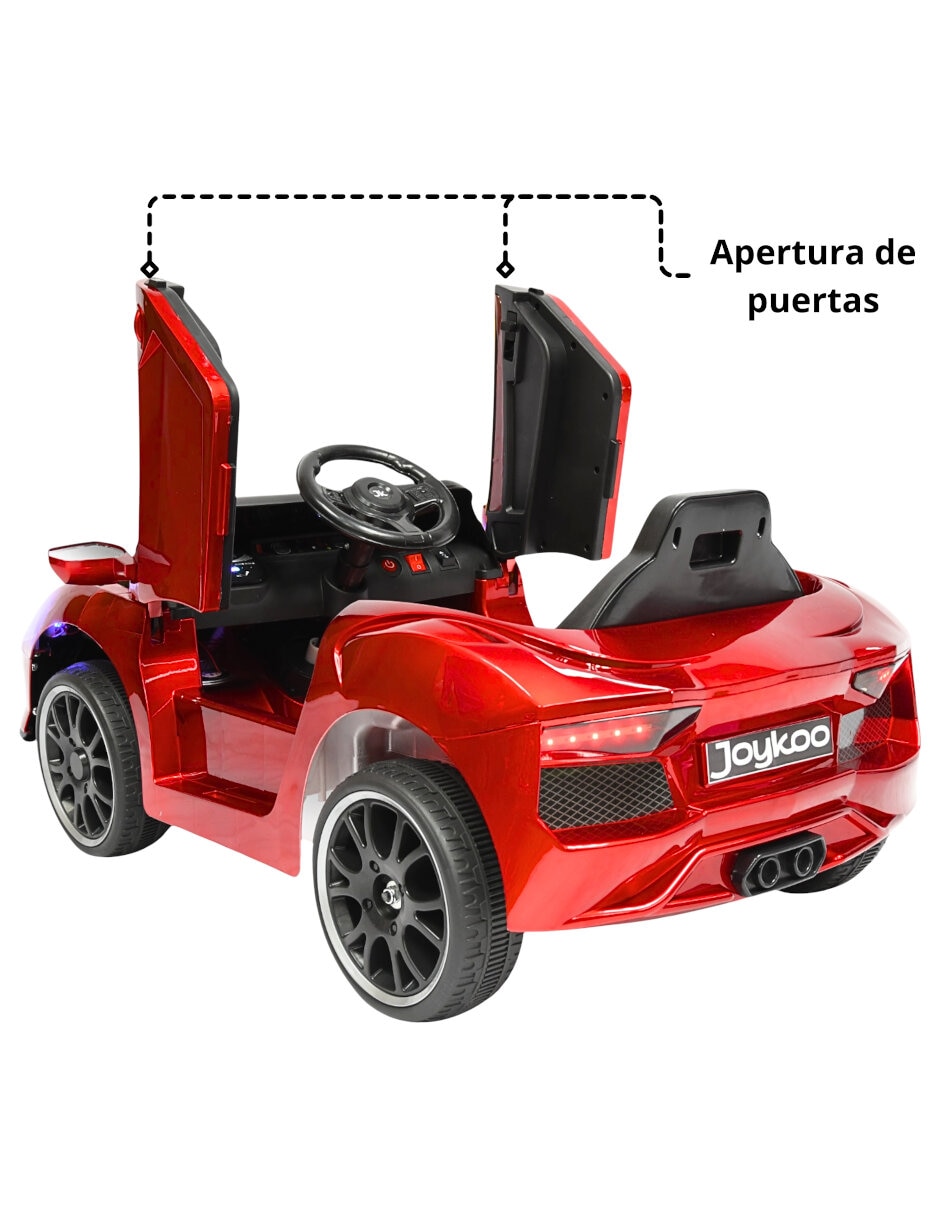 Automóvil montable con control remoto Joykoo deportivo recargable