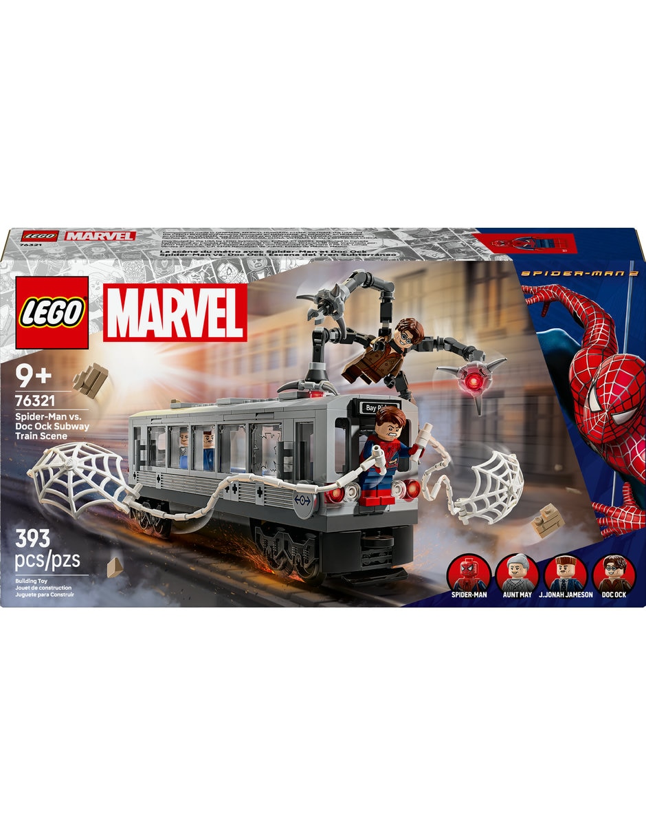 LEGO Spiderman Vs. Doc Ock: Escena Del Tren Subterráneo 76321 Lego Super Heroes 2
