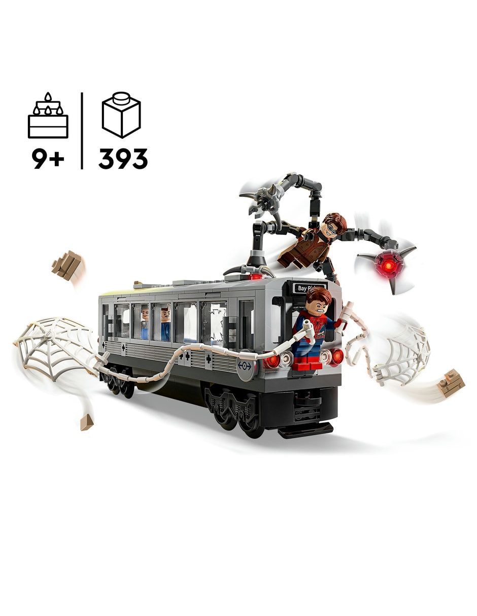 LEGO Spiderman Vs. Doc Ock: Escena Del Tren Subterráneo 76321 Lego Super Heroes 4