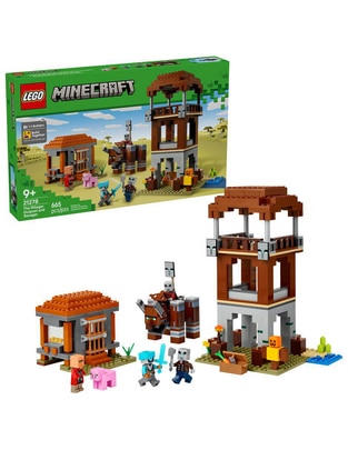 LEGO El Puesto De Avanzada De Los Saqueadores Y El Devastador 21278 Minecraft
