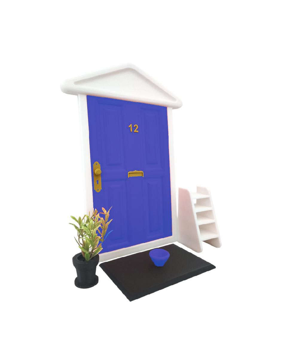 Puerta del ratón de los dientes juego didáctico infantil unisex 3