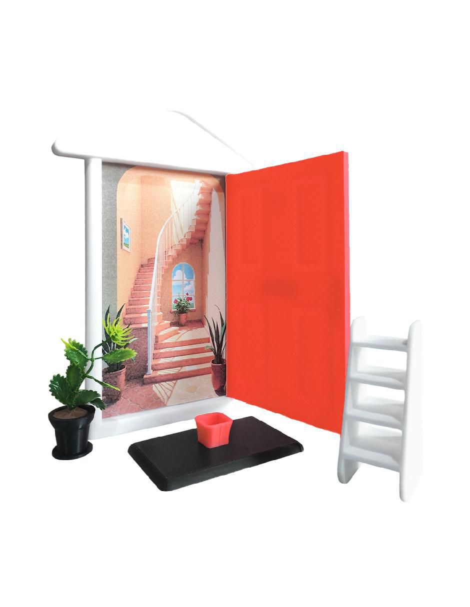 Puerta ratón de los dientes juego didáctico infantil unisex 4