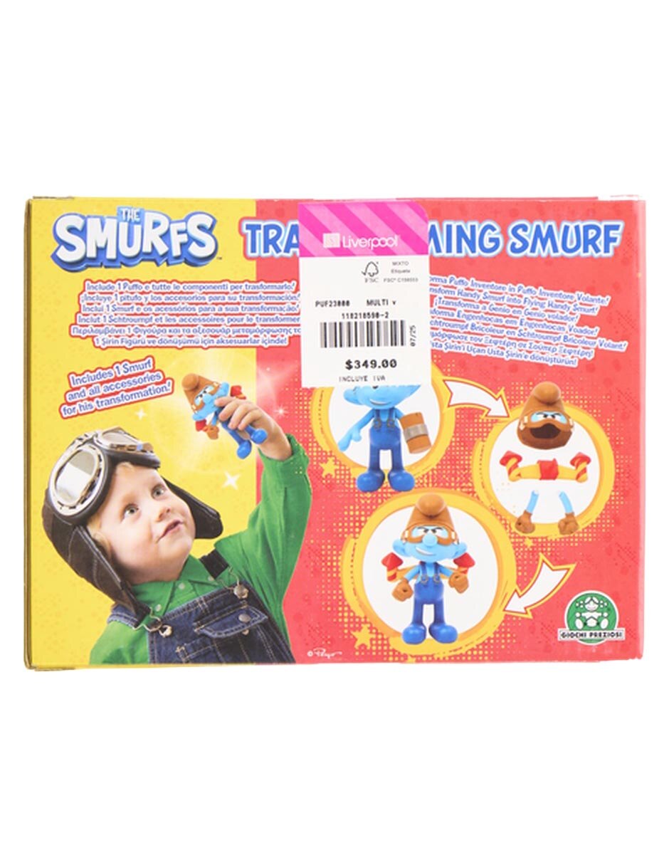 Figura de colección articulada The Smurfs Handy Smurf 3