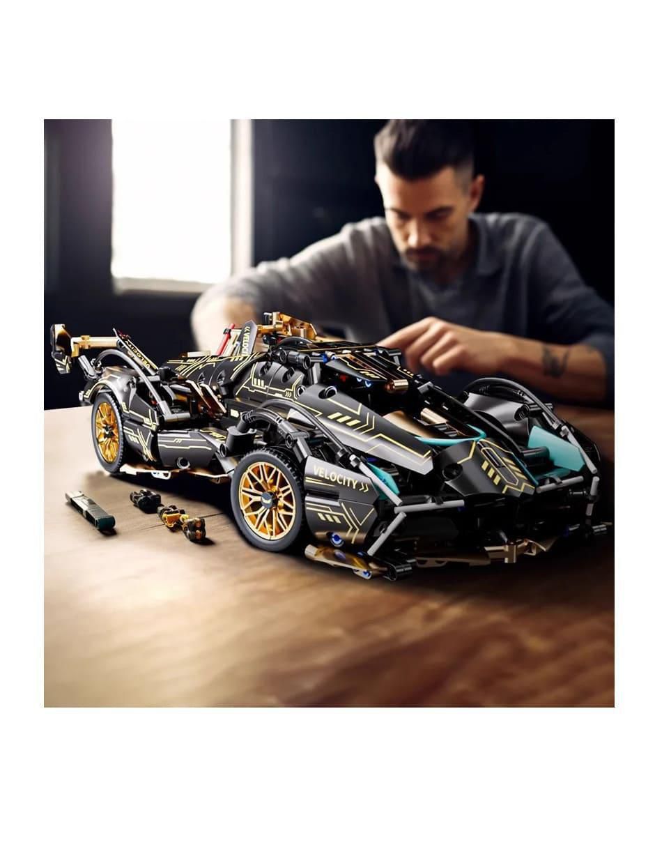 Bloques Juego De Bloques De Construcción De Coches Deportivos 1280pz