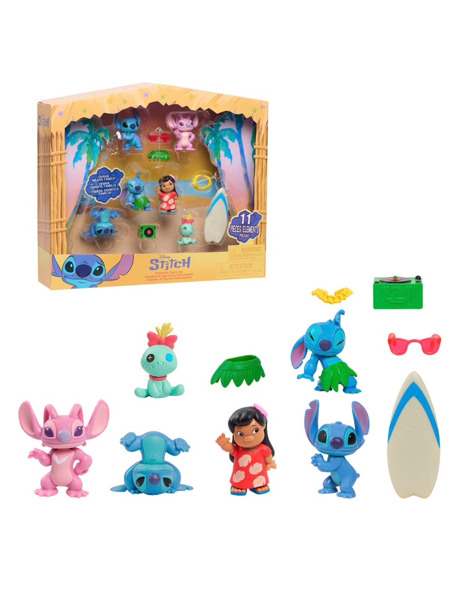 Set figuras de acción articuladas Disney Stitch 1