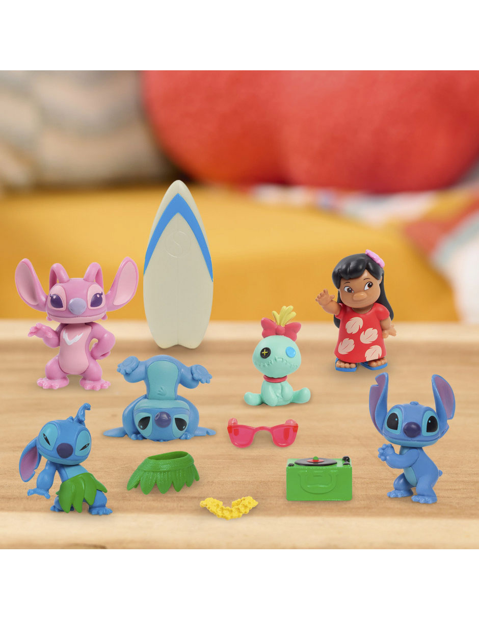 Set figuras acción articulada Disney Stitch 2