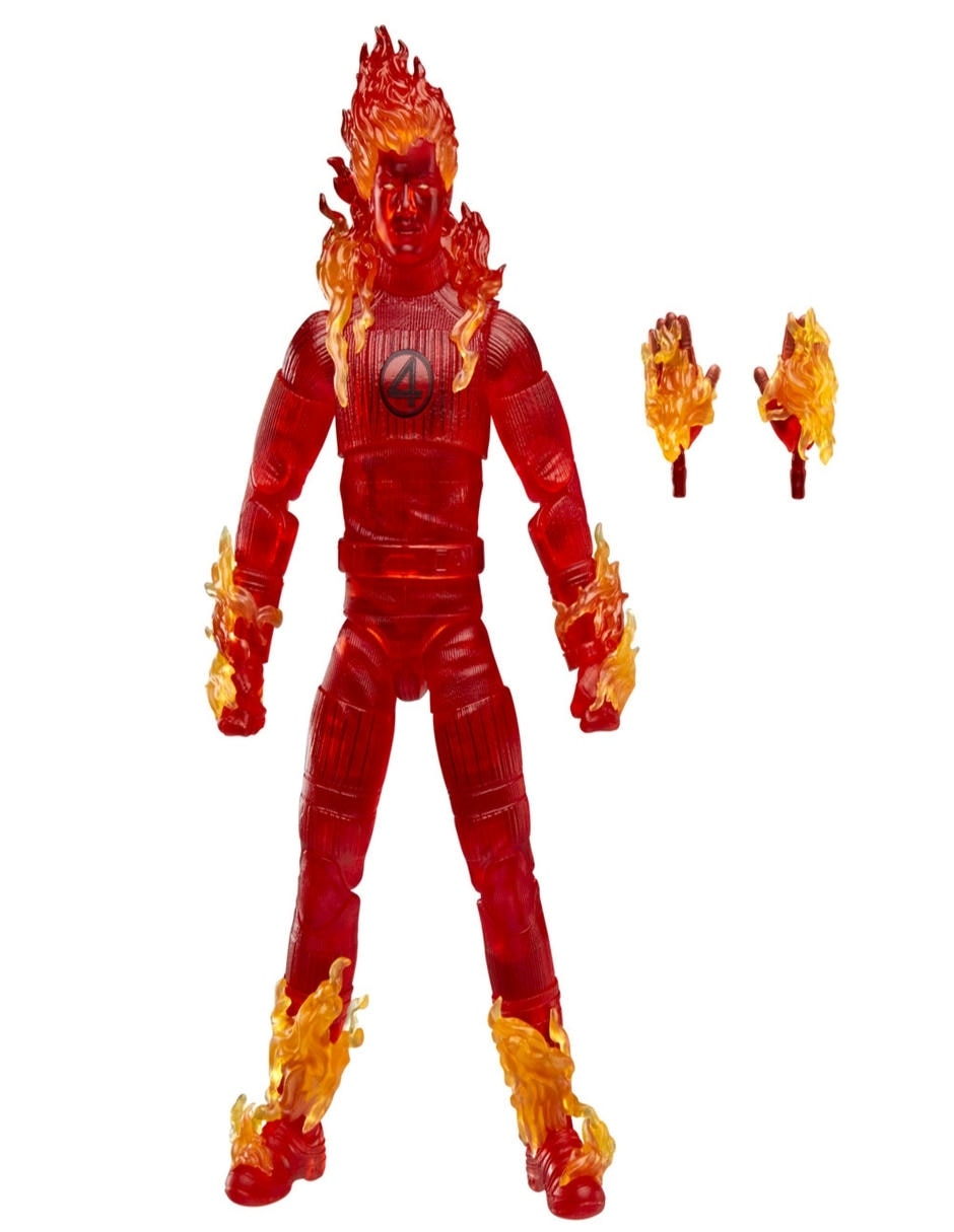 Figura de acción articulada Los 4 Fantásticos Human Torch Collectors