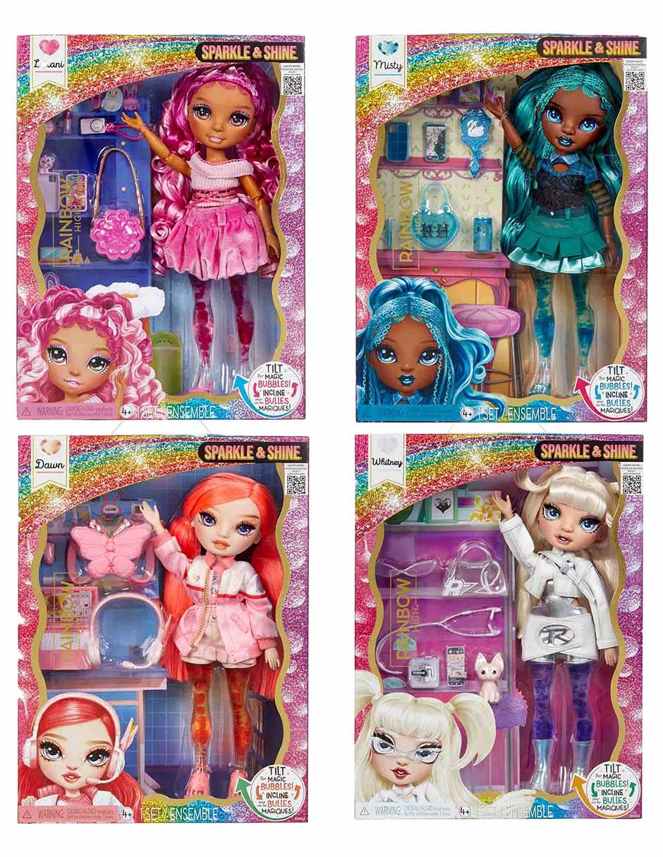 Muñeca Fashion Rainbow High Sparkle and Ashine S2