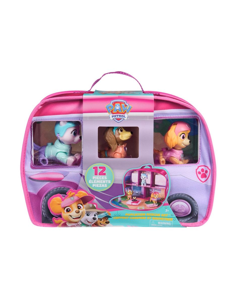 Set juego Pupcation de Skye Paw Patrol vehículo de rescate transformable