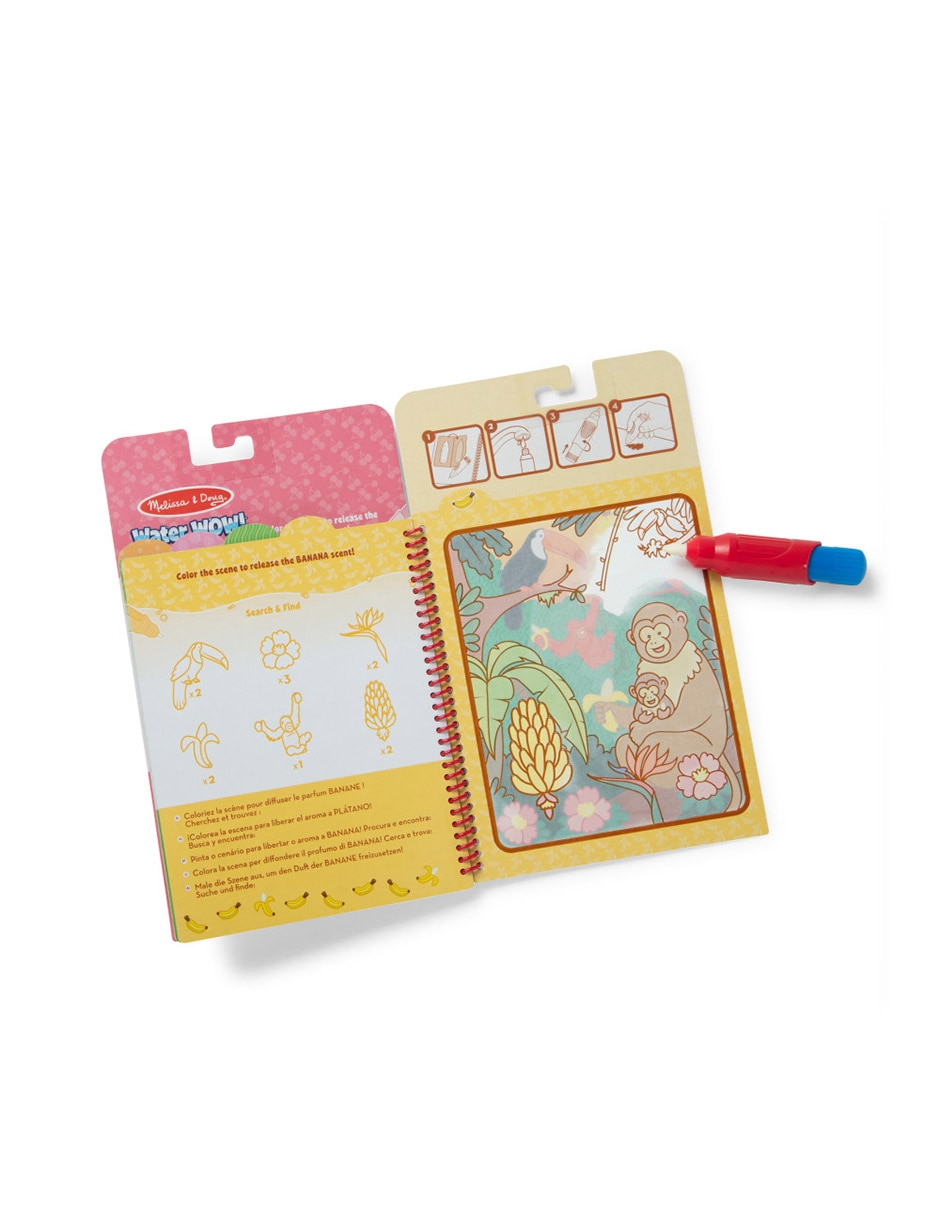 Water wow fruit scented pad Melissa & Doug didáctico unisex