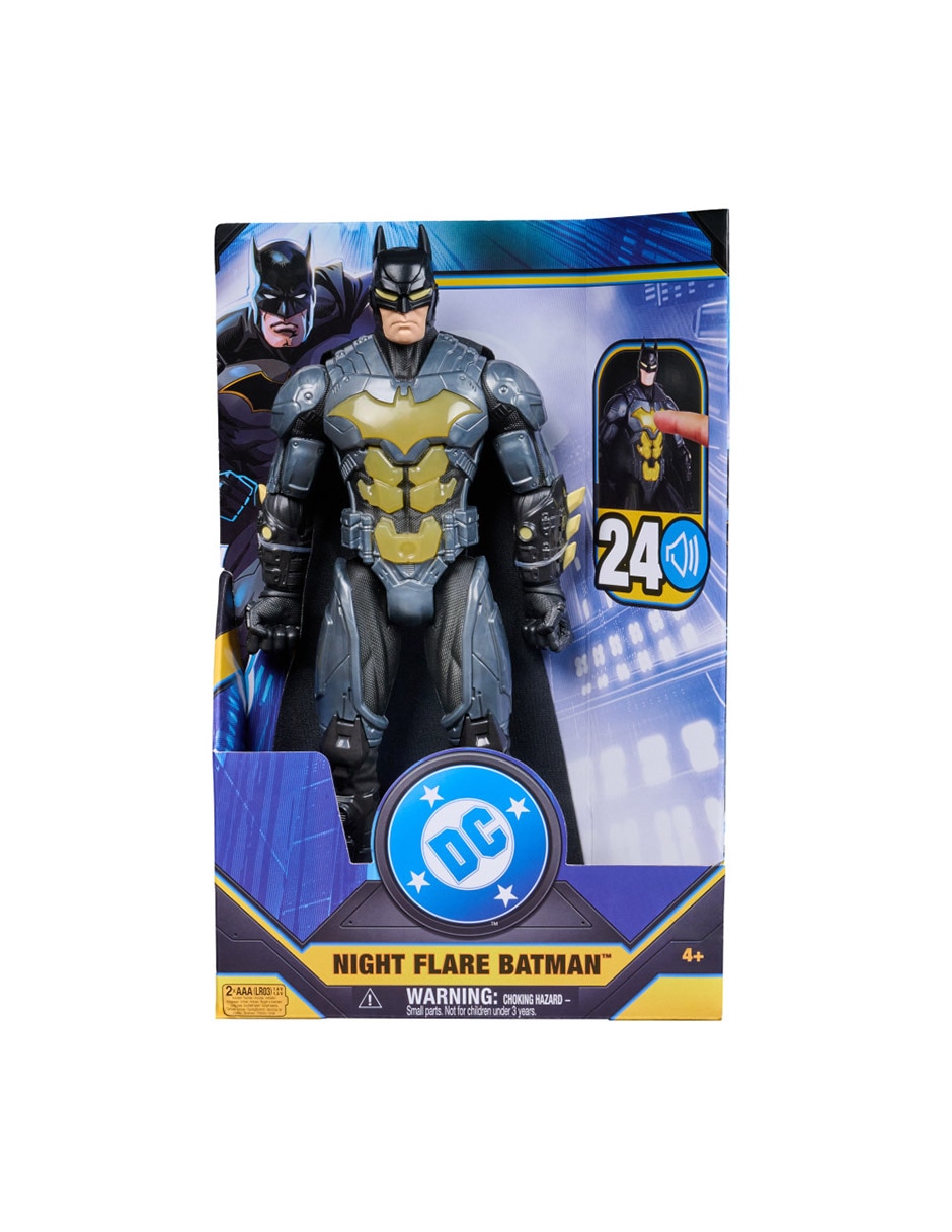 Figura de acción articulada DC Batman Night Flare DC comics con luz y sonido