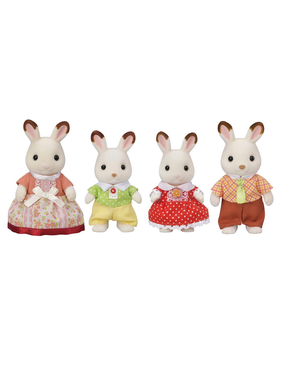 Familia conejo chocolate Sylvanian Families
