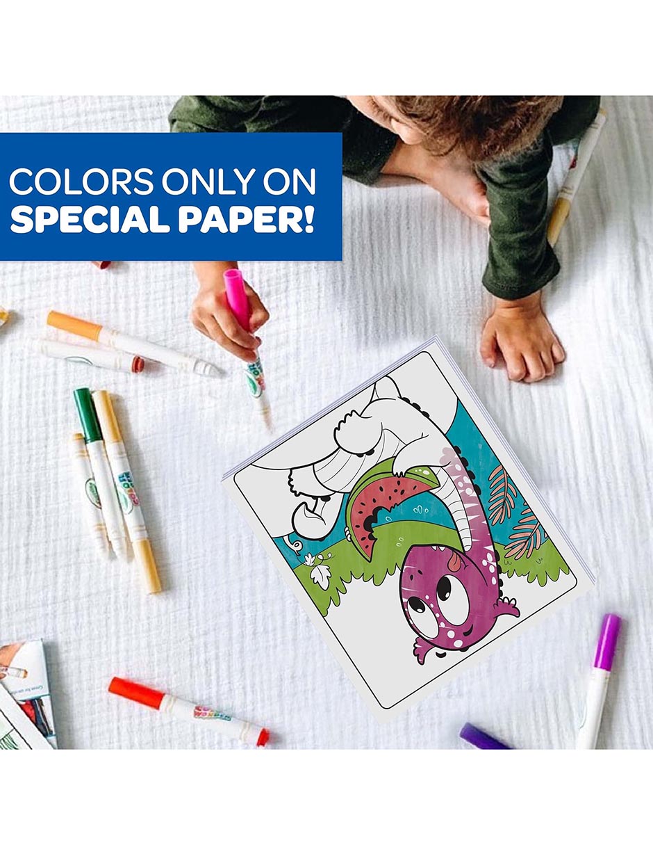 Hojas para colorear prehistóricas Crayola juego arte y manualidades unisex