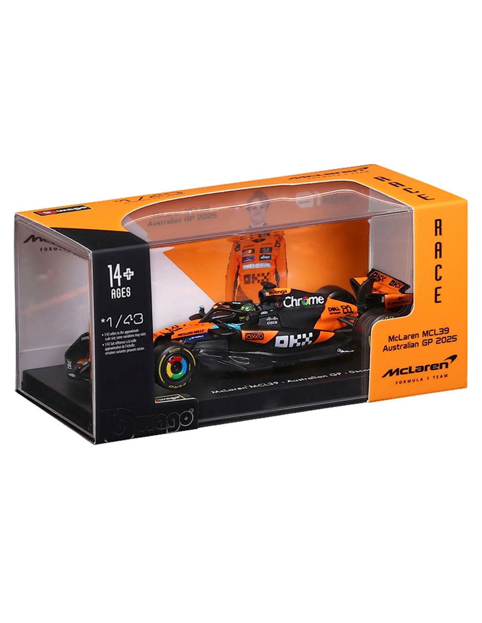 Vehículo a escala McLaren MCL39 Oscar Piastri 2