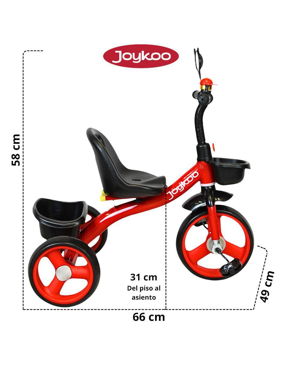 Triciclo Con Timbre Y Espejo 6