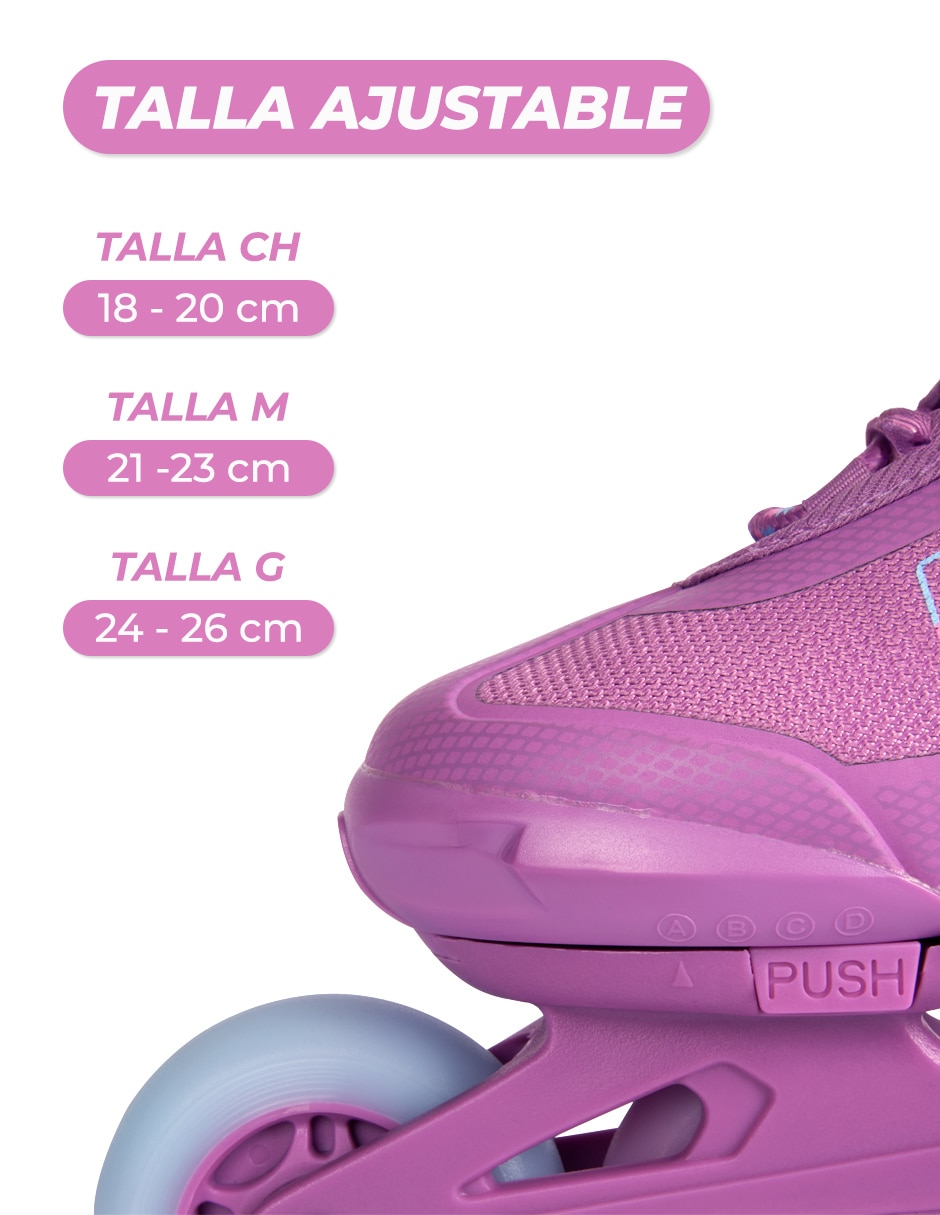 Patines en línea infantil unisex 6