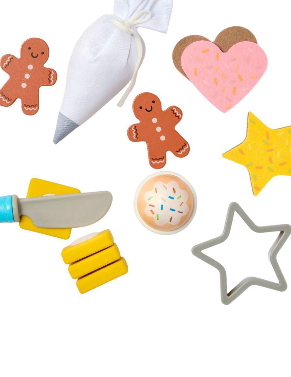 Set repostería de madera y plástico juego de rol para niños 2