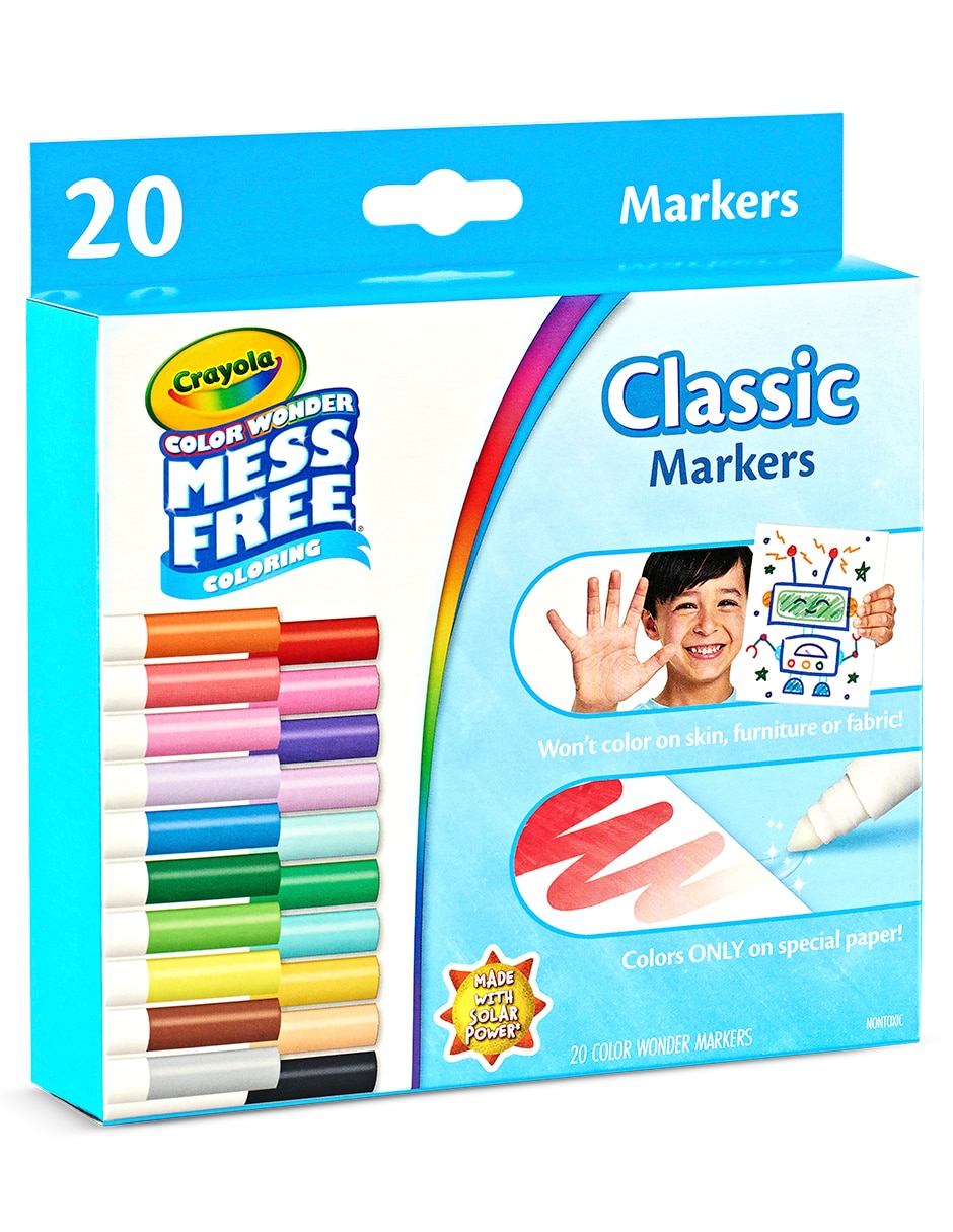 Plumones clásicos juego arte y manualidades infantil unisex 2
