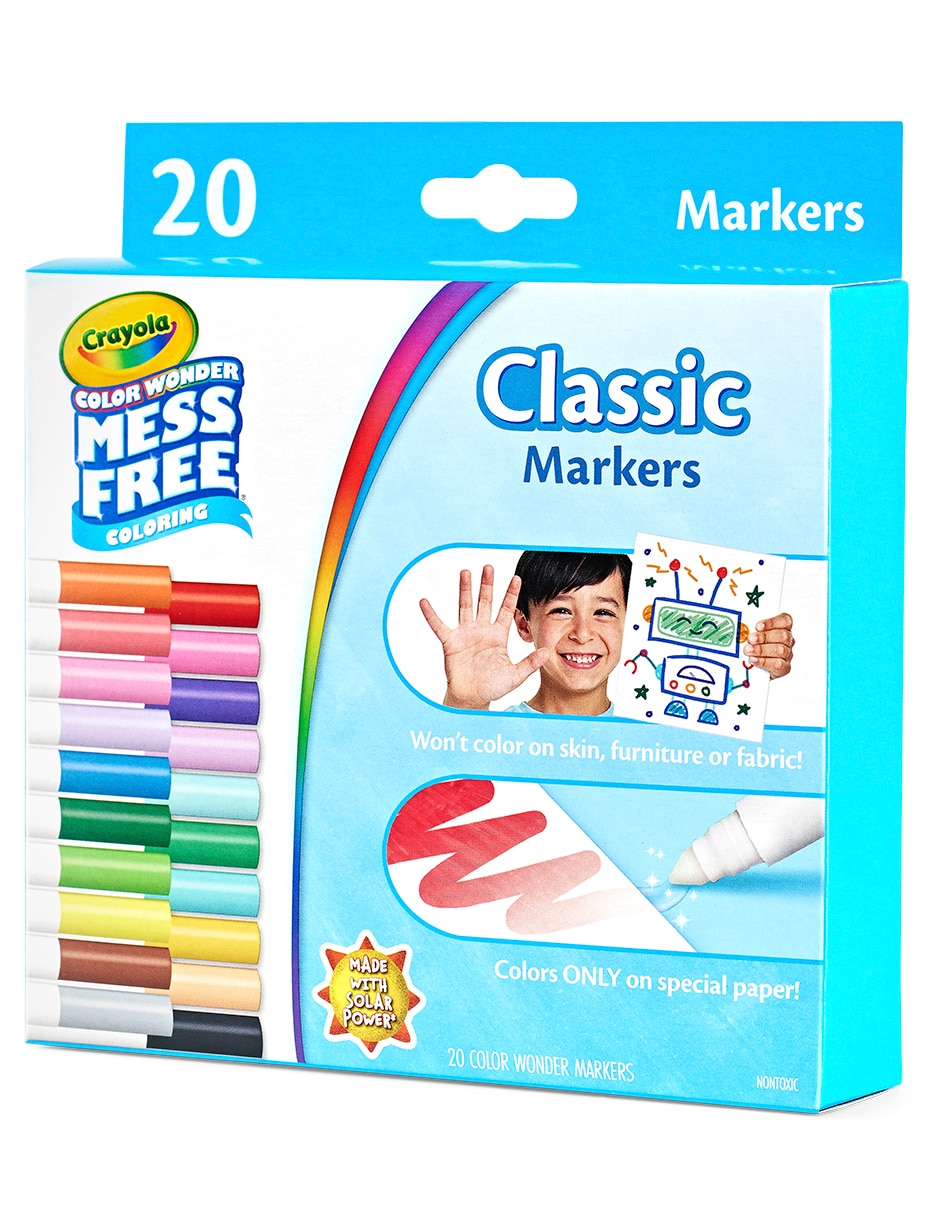 Plumones clásicos juego arte y manualidades infantil unisex 3